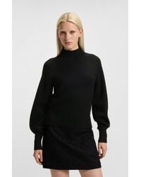 HUGO - Black Women's Sweaters Size S - Lyst