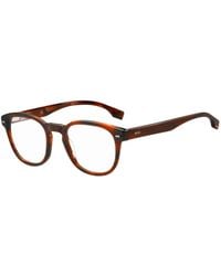 BOSS - Havana-Acetate Optical Frames With Metal Rivets - Lyst