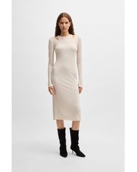 BOSS - Two-in-one Dress With Layered Effect - Lyst