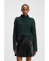 HUGO - Knitted Sweater With Ribbed Structure - Lyst