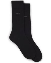 BOSS - Organic Cotton Blend Regular Socks - Lyst