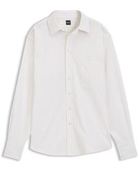 BOSS - Camicetta Relaxed Fit - Lyst