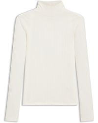 HUGO - Stretch-Cotton Slim-Fit T-Shirt With Logo Print - Lyst