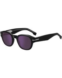 BOSS - Acetate Sunglasses With Lenses - Lyst