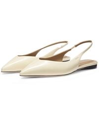 BOSS - Leather Pumps With Slingback Strap - Lyst