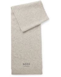 BOSS - Equestrian Wool-Blend Scarf - Lyst