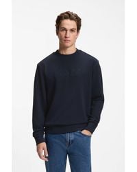 BOSS - Relaxed-Fit Sweatshirt - Lyst