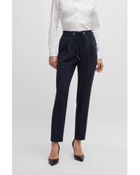 BOSS - Regular-Fit Trousers - Lyst