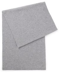 BOSS - Schal Aus Kaschmir Mit Metallener Logo-Applikation - Lyst