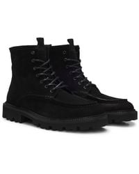 BOSS - Lace-Up Boots - Lyst