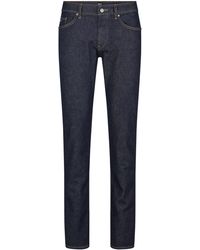 BOSS by HUGO BOSS Slim-fit Jeans Van Donkerblauw Comfort-stretchdenim