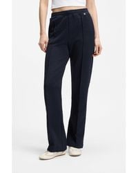 HUGO - Straight-Fit Tracksuit Bottoms - Lyst