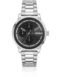 HUGO - Stainless-Steel Link-Bracelet Watch With Dial - Lyst