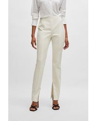 BOSS - Extra-slim-fit Trousers In Performance-stretch Fabric - Lyst