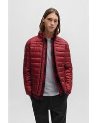 BOSS - Lightweight Padded Jacket With Water-repellent Finish - Lyst