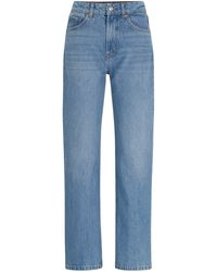 HUGO - Relaxed-Fit Jeans aus blauem Denim - Lyst
