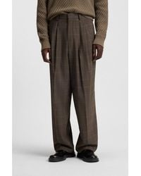 HUGO - Modern-Fit Trousers - Lyst