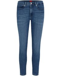 HUGO - Skinny-fit Jeans Van Blauw Superstretchdenim - Lyst