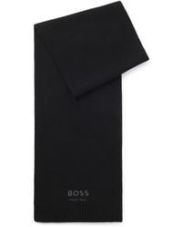 BOSS - Equestrian Wool-Blend Scarf - Lyst
