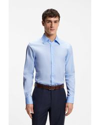 BOSS - Slim-Fit Shirt - Lyst
