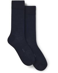 BOSS - Two-Pack Of Regular-Length Ribbed Socks - Lyst