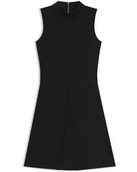 HUGO - Ärmelloses Jersey-Kleid Mit Plissee-Rock - Lyst
