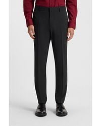 BOSS - Slim-Fit Trousers - Lyst