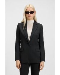 HUGO - Regular-Fit Jacket With Notch Lapels - Lyst