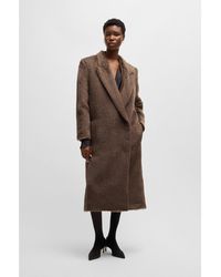 BOSS - Long-Length Coat - Lyst