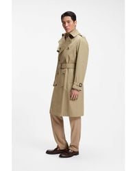 BOSS - Water-Repellent Trench Coat - Lyst