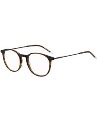 HUGO - Horn Optical Frames With Metal Temple - Lyst