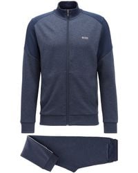 grey and green hugo boss tracksuit