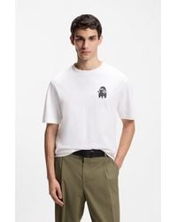 HUGO - Relaxed-Fit T-Shirt - Lyst