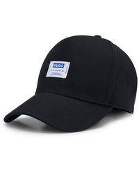 HUGO - Cotton-Twill Cap With Logo Label - Lyst
