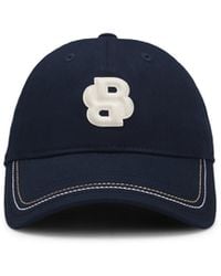 BOSS - Equestrian Cotton Cap With Double B Monogram - Lyst