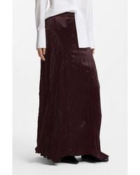 BOSS - Asymmetric Maxi Skirt - Lyst
