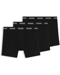 HUGO - Three-Pack Of Boxer Briefs - Lyst