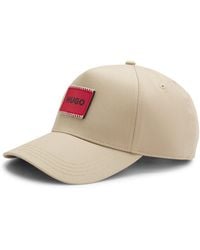 HUGO - Cotton-Twill Cap With Logo Patch - Lyst