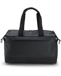 BOSS - Faux-Leather Holdall With Logo Detail - Lyst