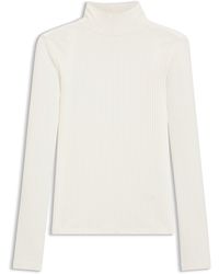 HUGO - Slim-Fit T-Shirt Van Stretchkatoen Met Logoprint - Lyst