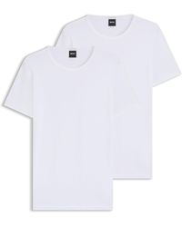 BOSS - Two-Pack Of Underwear T-Shirts - Lyst