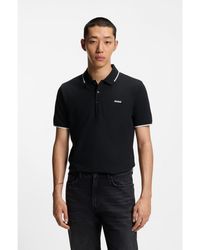 HUGO - Black Men's Polo Shirts Size S - Lyst