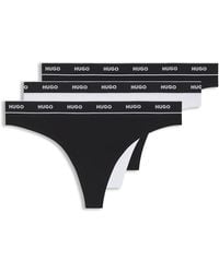 HUGO - Slip TRIPLET THONG STRIPE - Lyst