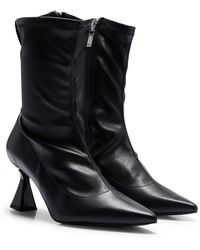 HUGO - Bottines en similicuir à talon original - Lyst