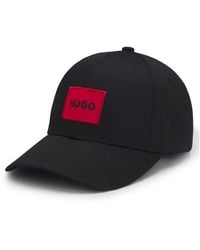 HUGO - Cotton-Twill Cap With Logo Label - Lyst