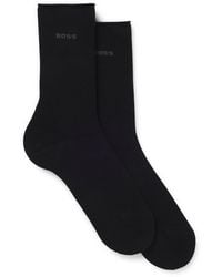 BOSS - Two-Pack Of Regular-Length Socks With Bamboo - Lyst