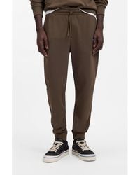 HUGO - Cotton-Terry Tracksuit Bottoms With Logo Patch - Lyst