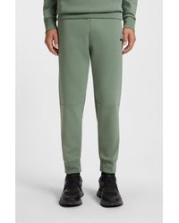 BOSS - Branded Drawstring-Waist Cotton-Blend Jogging Bottoms - Lyst