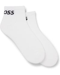 BOSS - Two-Pack Of Ankle-Length Socks - Lyst