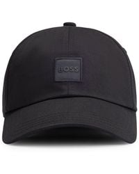 BOSS - Cap aus Baumwoll-Twill mit tonalem Logo-Aufnäher - Lyst